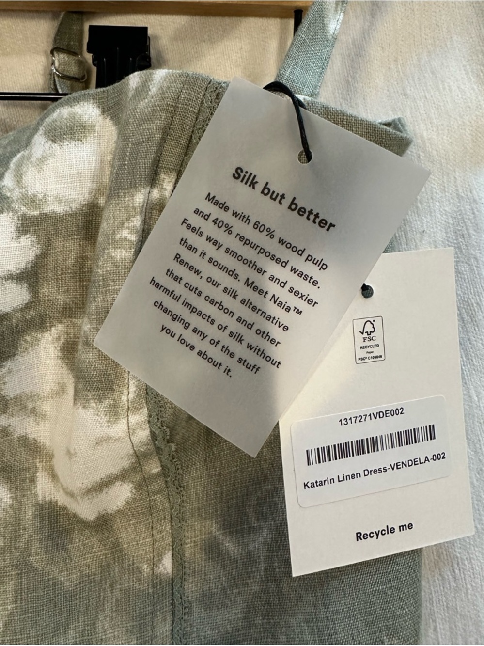 NWT Reformation Katarin Linen Dress - 
Vendela Size 2 - Picture 6 of 6